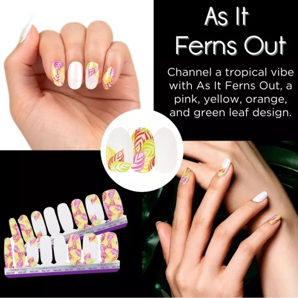 Color Street Nail Strips As it Ferns Out